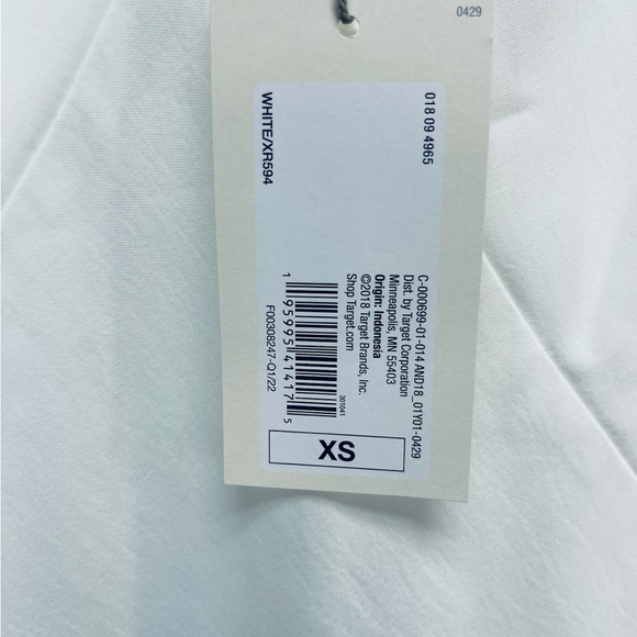 A New Day Dress Size XS Women’s Casual Or Evening Maxi White V-Neck - Picture 3 of 11